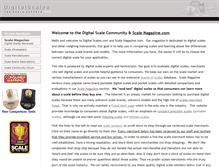 Tablet Screenshot of digitalscales.com